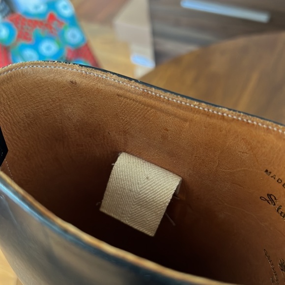 Vintage Black Leather Equestrian Boots - Made in England. Excellent Condition. - Picture 6 of 10